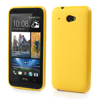 Силиконов гръб ТПУ за HTC Desire 601 жълт